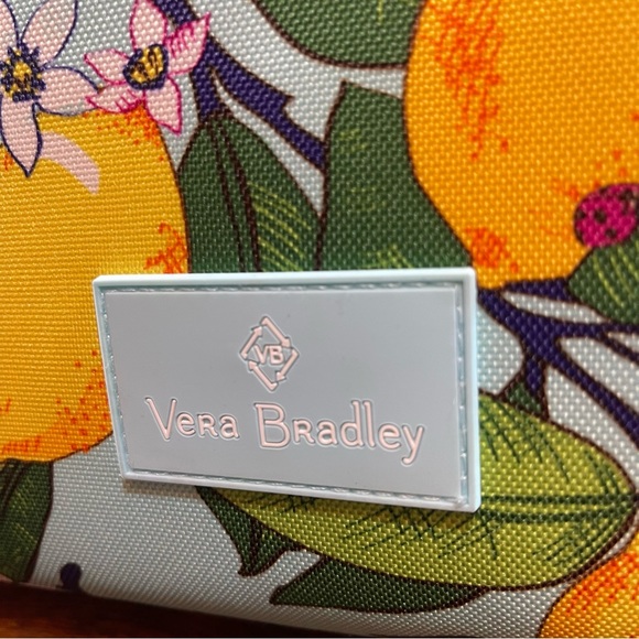 SALE! Vera Bradley Lemon Grove Large Insulated Cooler Bag Tote New NWT - Picture 3 of 14